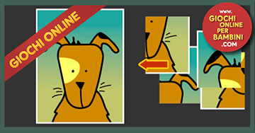 Puzzle online per i bambini più piccoli e per Mamme e Papà che vogliono combinare il divertimento con attività educative per i propri figli.! Un gioco divertente per i bambini di età compresa fra 3 e 5 anni. Puzzle con il cane