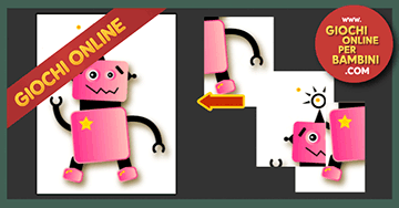 Simple e facile, per i più piccoli! Un puzzle divertente ed educativo per i bambini di età compresa fra 3 e 5 anni. Puzzle con 4 pezzi con il Robot