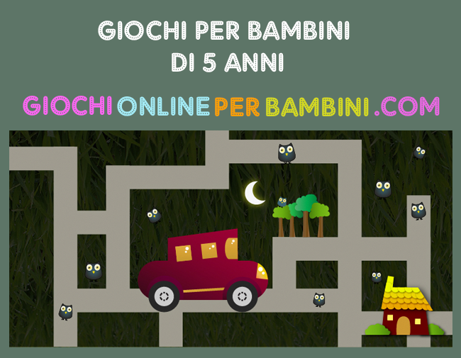 Giochi per bambini di 5 anni su GiochiOnlinePerBambini.com