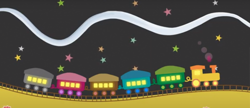 Cartoni per bambini da 1 a 6 anni su GiochiOnlinePerBambini.com. Trenino colorato
