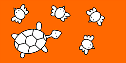 Disegni per bambini da colorare gratis: tartaruga