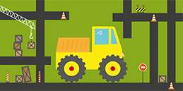 Giochi educativi online e gratuiti per bambini piccoli: Il camion nel labirinto