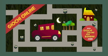 L'auto nel labirinto! Gioco per bambini piccoli