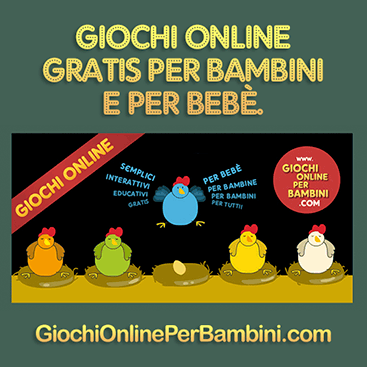 Giochi online per bambini di 1 - 2 - 3 anni