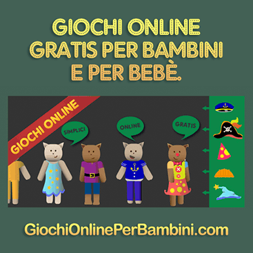 Giochi online per bambini: trascinando e rilasciando